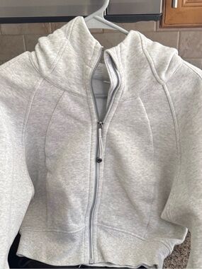 lululemon athletica Light Gray Full-Zip Hoodie Jacket